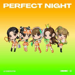 Portada LE SSERAFIM - Perfect Night (for FEARNOT)