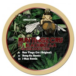 Portada Run Tingz Cru feat. Blackout J.A. - Ganja Man Ting (JMan Remix)