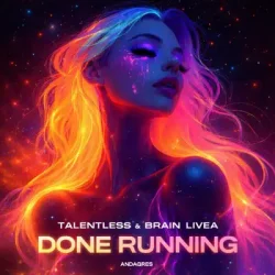 Portada Talentless & Brain Livea - Done Running