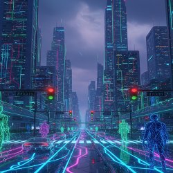 Portada Город дышит, как огромный сервер