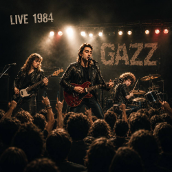 Portada GAZZ (P.M.Rossoff/U.Lesh/Serge Kitt) - Action. LIVE 1984. Restored & remastered.