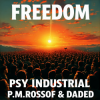 Portada P.M.Rossoff & DaDeD - Freedom 1982. Psy Industrial Remix 2026 P.M.Rossoff & DaDeD - Freedom 1982. Psy Industrial Remix 2026