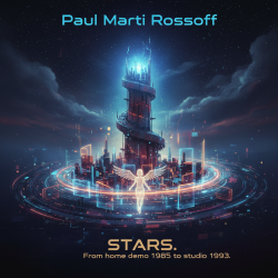 Portada Paul Marti Rossoff - STARS.  Mix from home demo 1985 to studio 1993. Remastered 2019