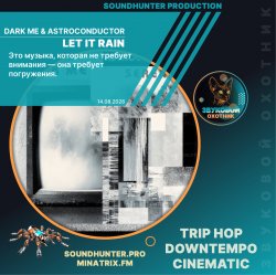 Portada Dark Me & Astroconductor - Let It Rain