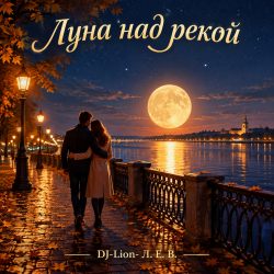 Portada DJ-Lion- Л. Е. В. - Луна над рекой