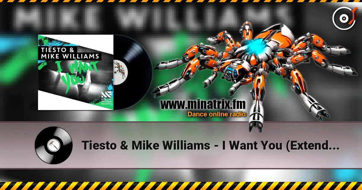 Tiesto & Mike Williams - I Want You (Extended Mix) escuchar online en alta calidad | Minatrix.FM