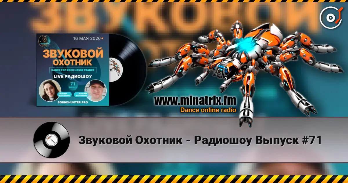 Звуковой Охотник - Радиошоу Выпуск #71 escuchar online en alta calidad | Minatrix.FM