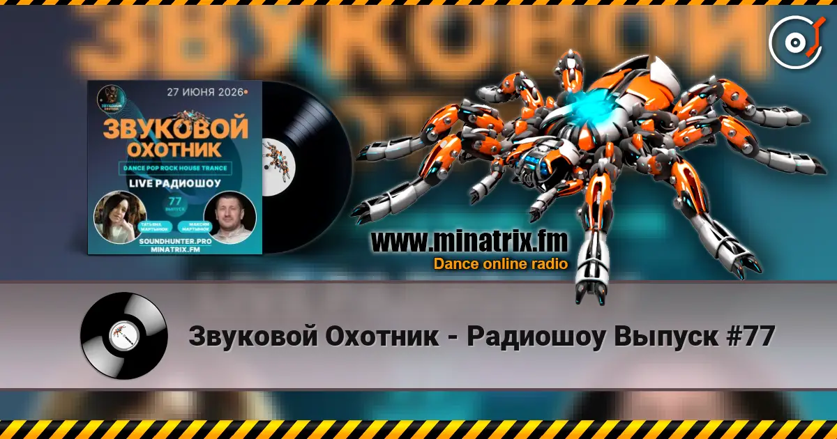 Звуковой Охотник - Радиошоу Выпуск #77 escuchar online en alta calidad | Minatrix.FM