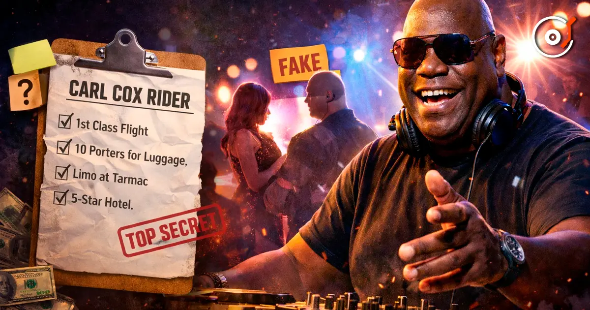 El rider de Carl Cox: ¿mito, meme o leyenda de la industria?