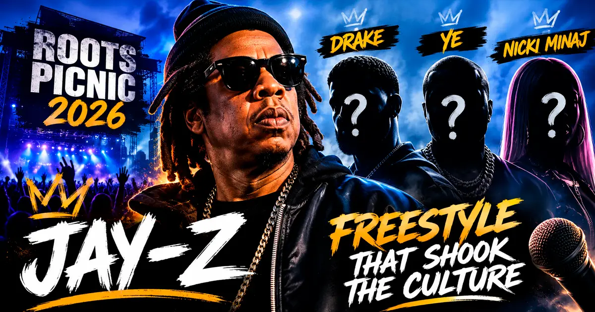 Jay-Z contraataca: su freestyle en Roots Picnic visto como un diss contra Drake, Ye y Nicki Minaj